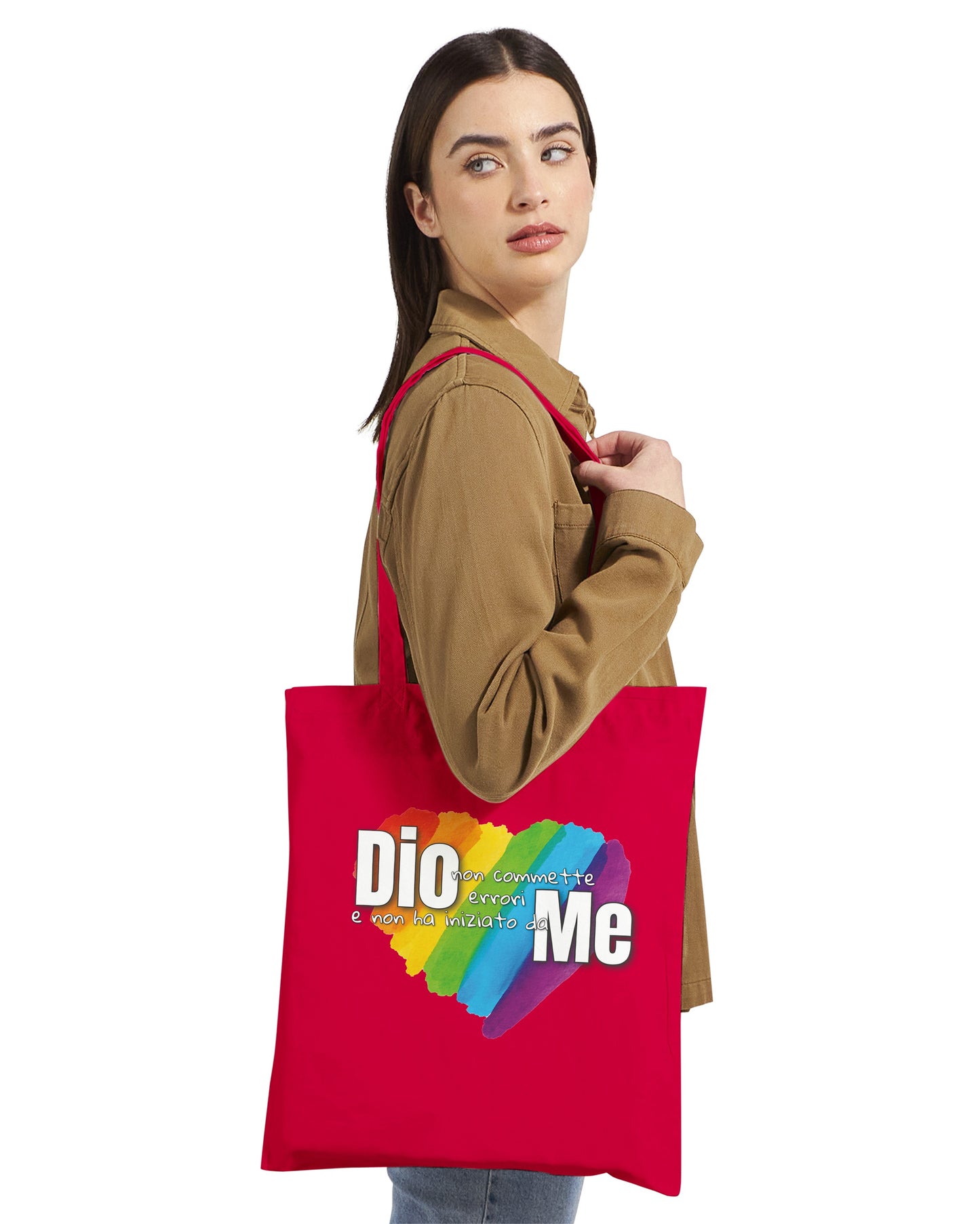 Dio non commette errori e non ha iniziato da me - Borsa shopper LGBTQIA+