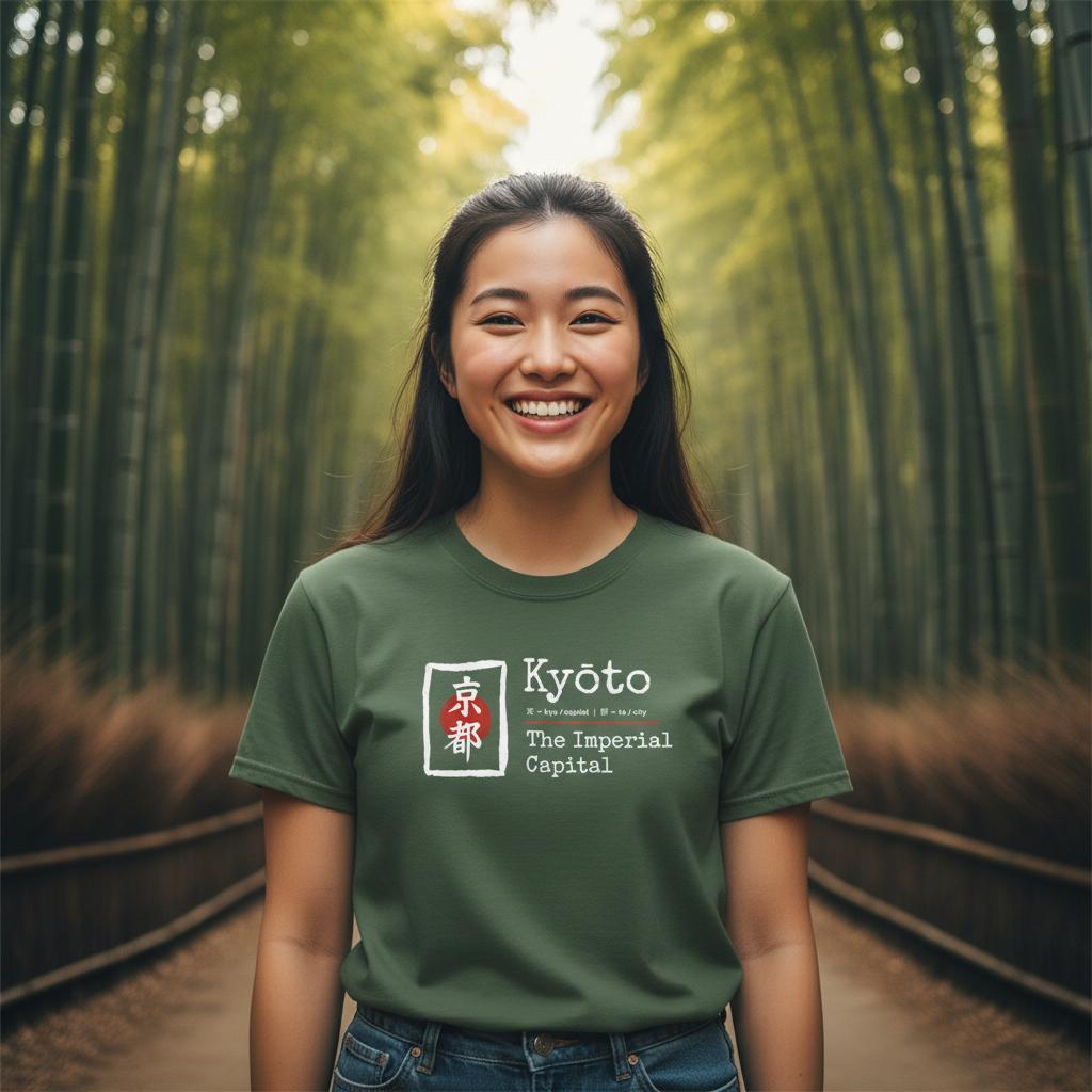 Kyoto Kanji T-Shirt – The Imperial Capital - Japanese Meaning Explained