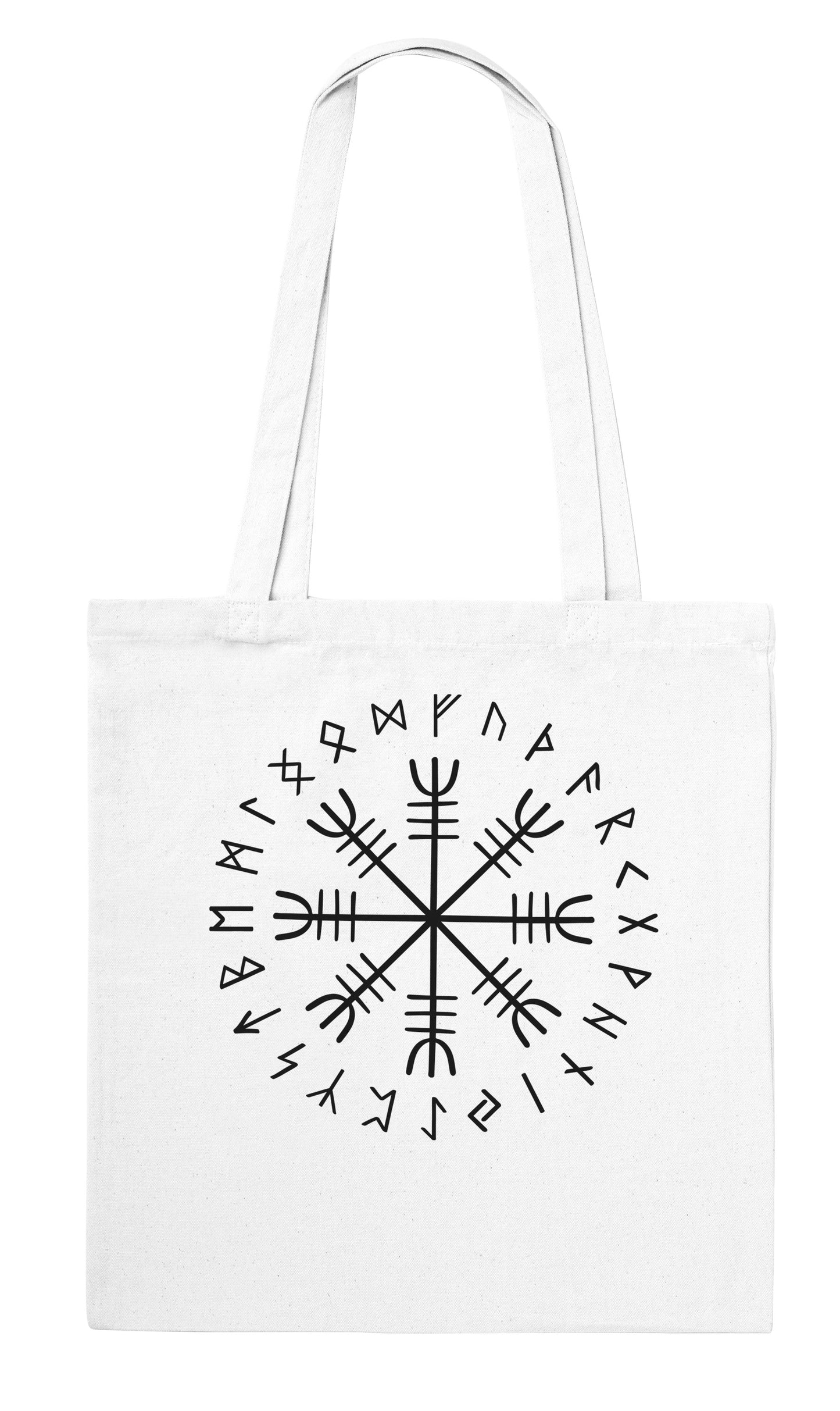 Tote Bag Vegvisir Vichinga – Shopper in Cotone Riutilizzabile - Bussola Norrena
