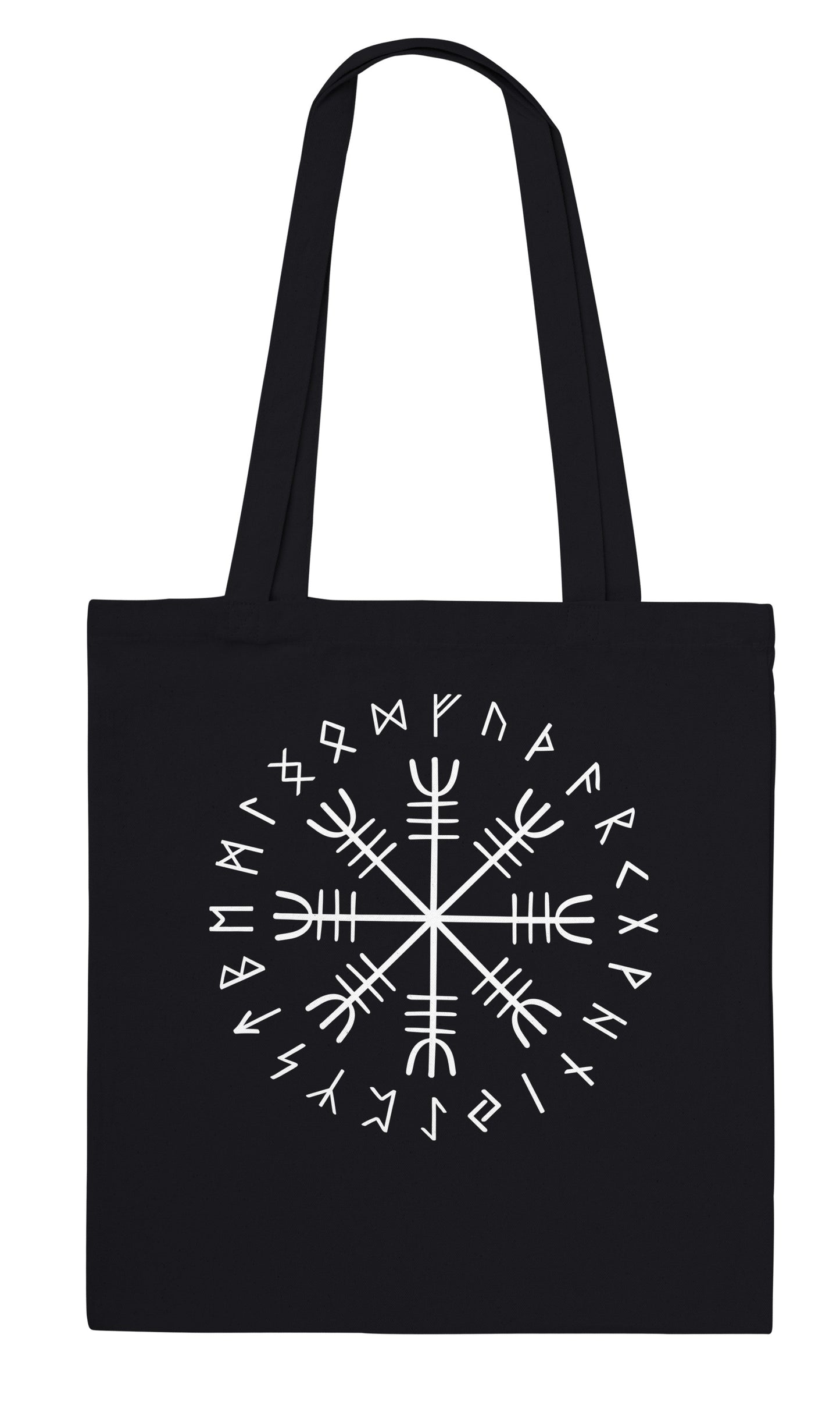 Tote Bag Vegvisir Vichinga – Shopper in Cotone Riutilizzabile - Bussola Norrena