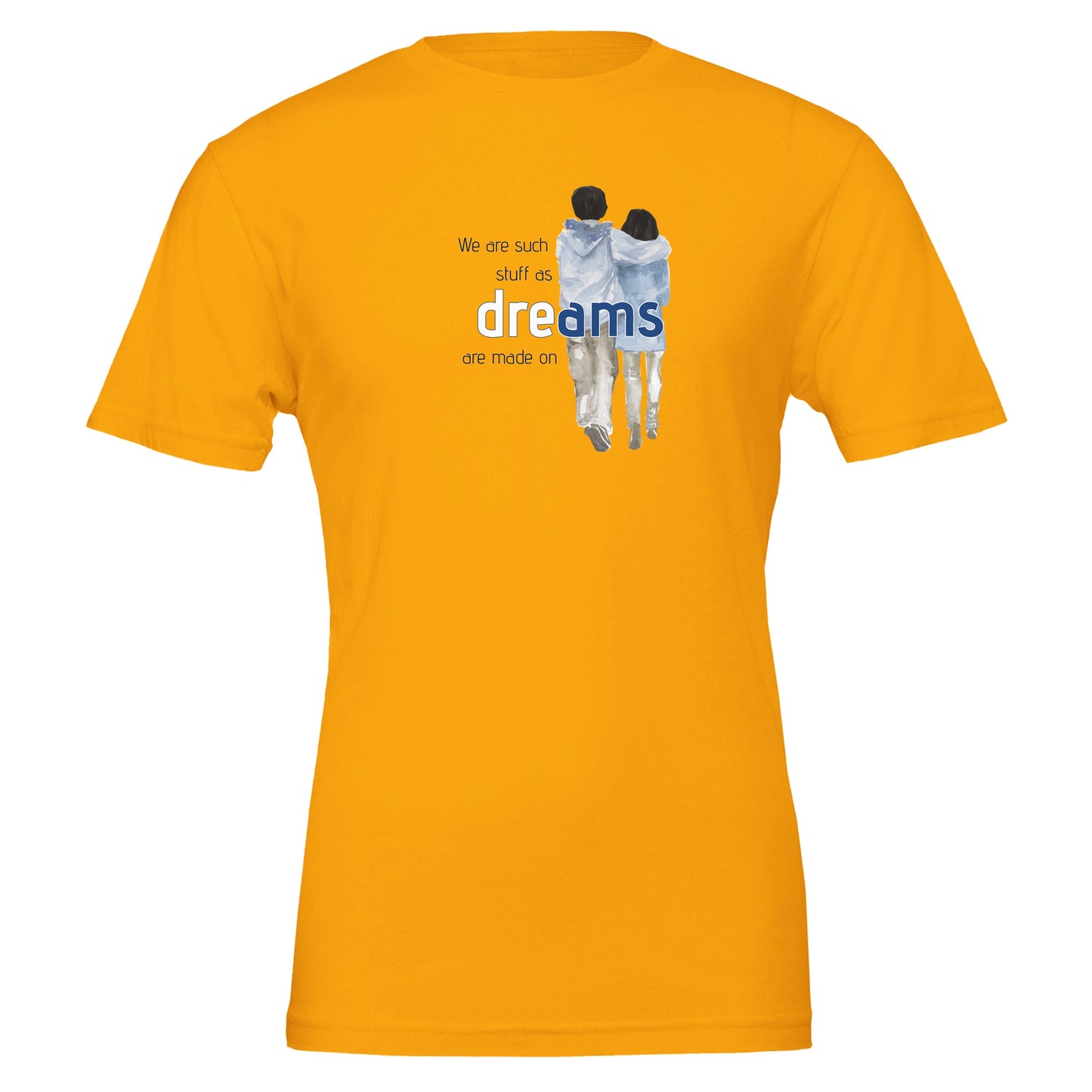 La stessa materia di cui sono fatti i sogni – T-shirt letteraria – Maglietta Onirica