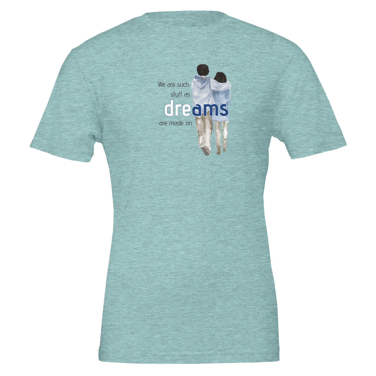 La stessa materia di cui sono fatti i sogni – T-shirt letteraria – Maglietta Onirica