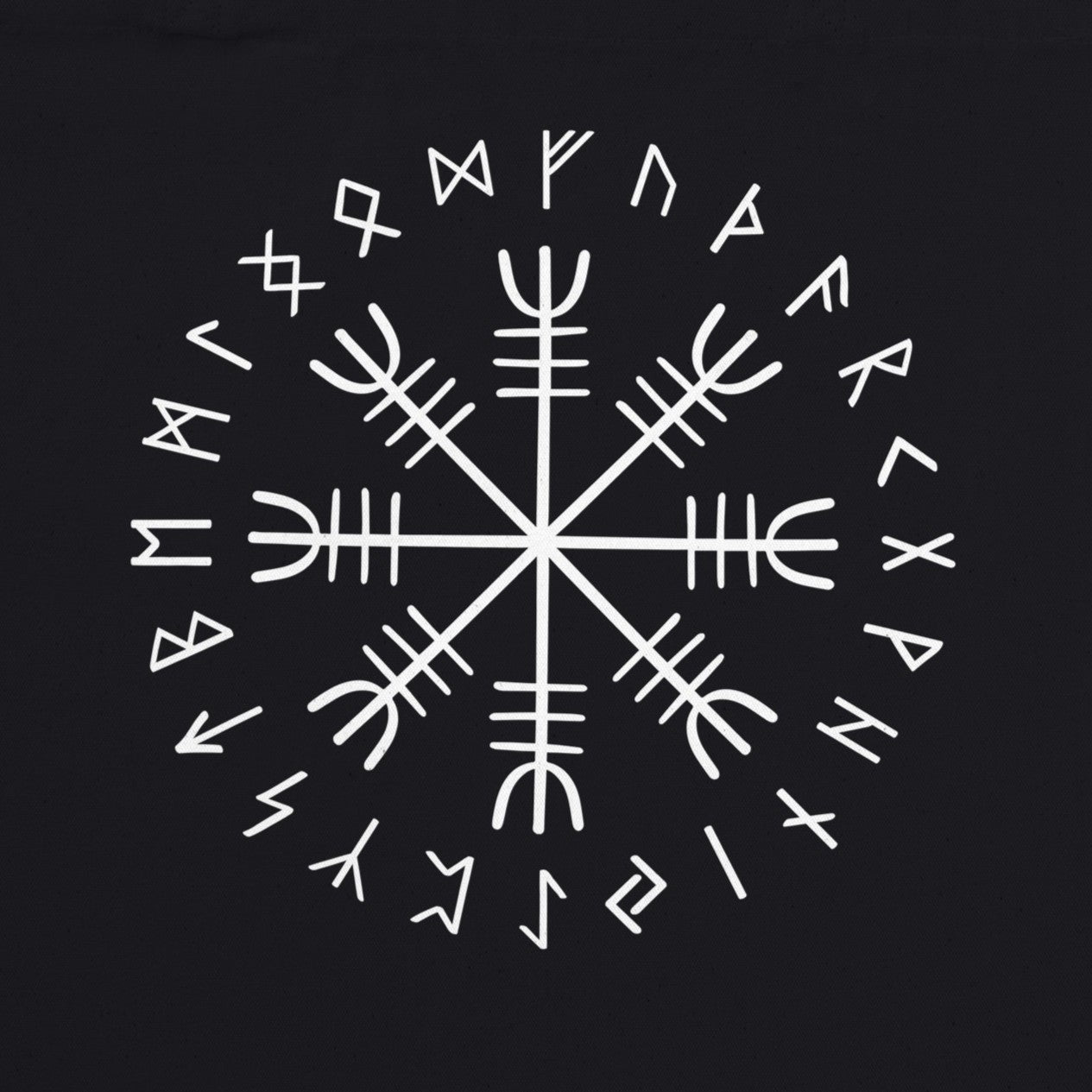 Tote Bag Vegvisir Vichinga – Shopper in Cotone Riutilizzabile - Bussola Norrena
