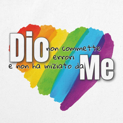 Dio non commette errori e non ha iniziato da me - Borsa shopper LGBTQIA+