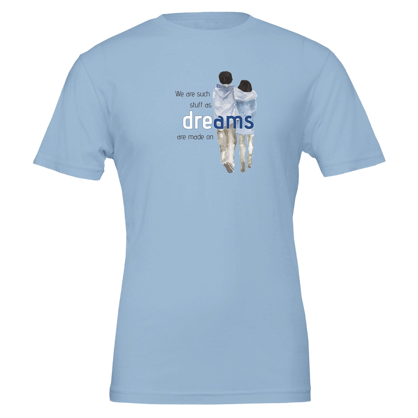La stessa materia di cui sono fatti i sogni – T-shirt letteraria – Maglietta Onirica