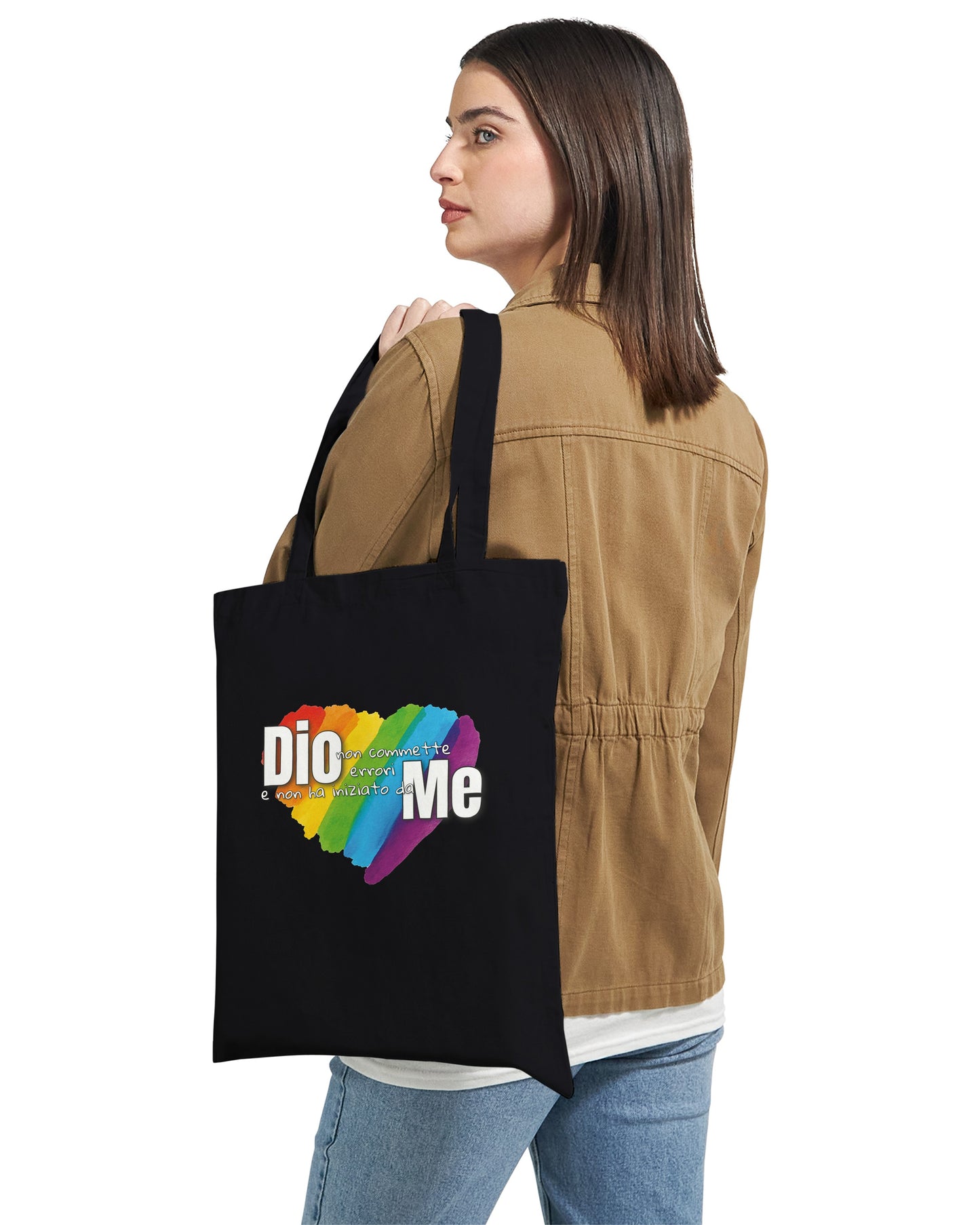 Dio non commette errori e non ha iniziato da me - Borsa shopper LGBTQIA+