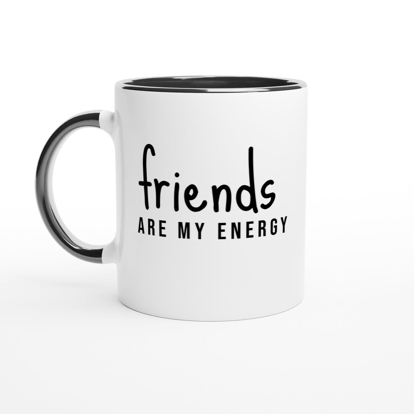 Friends Are My Energy – Tazza in Ceramica Dedicata all'Amicizia