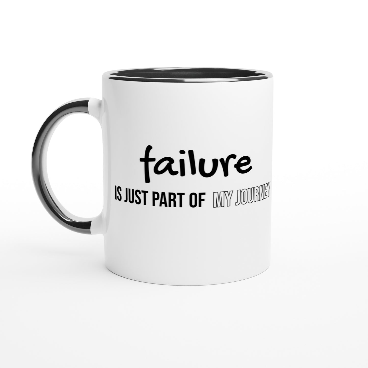Tazza in Ceramica Motivazionale – "Failure is just part of my journey"
