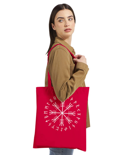 Tote Bag Vegvisir Vichinga – Shopper in Cotone Riutilizzabile - Bussola Norrena