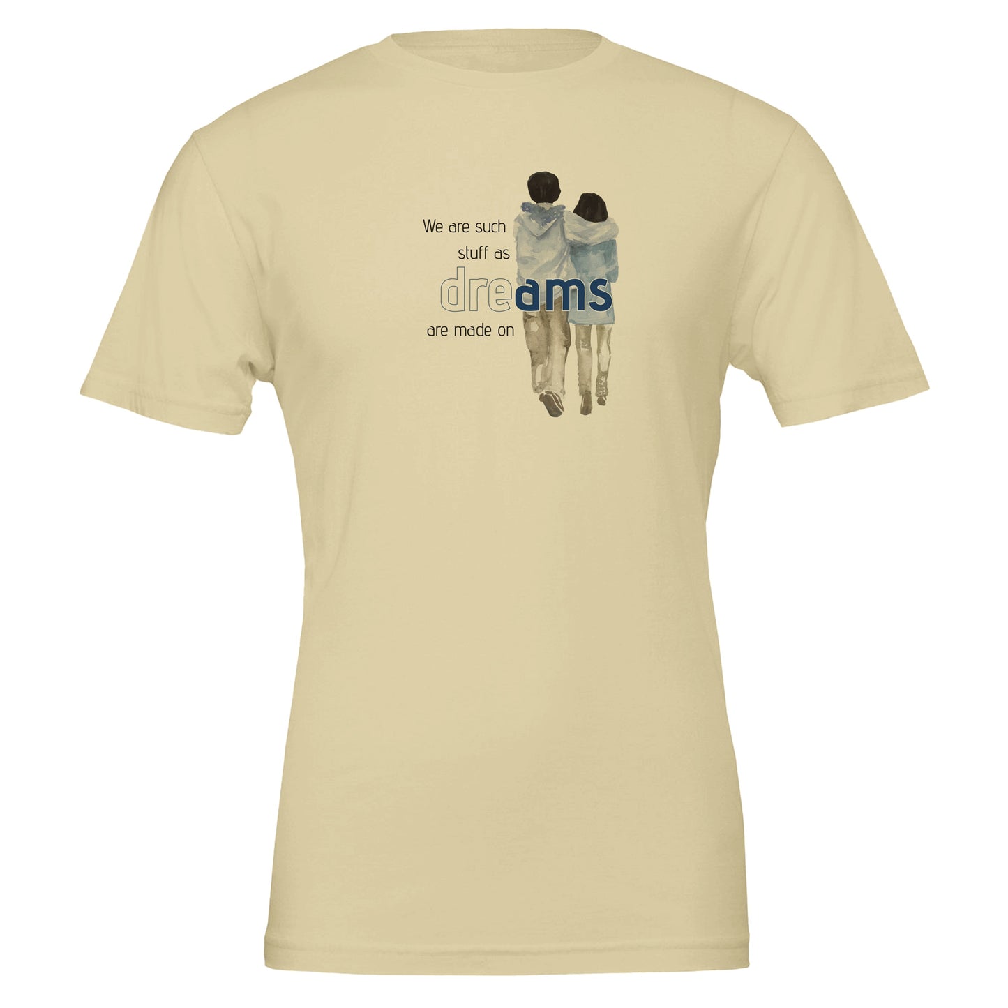 La stessa materia di cui sono fatti i sogni – T-shirt letteraria – Maglietta Onirica