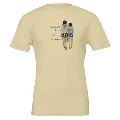 La stessa materia di cui sono fatti i sogni – T-shirt letteraria – Maglietta Onirica