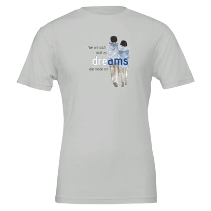 La stessa materia di cui sono fatti i sogni – T-shirt letteraria – Maglietta Onirica