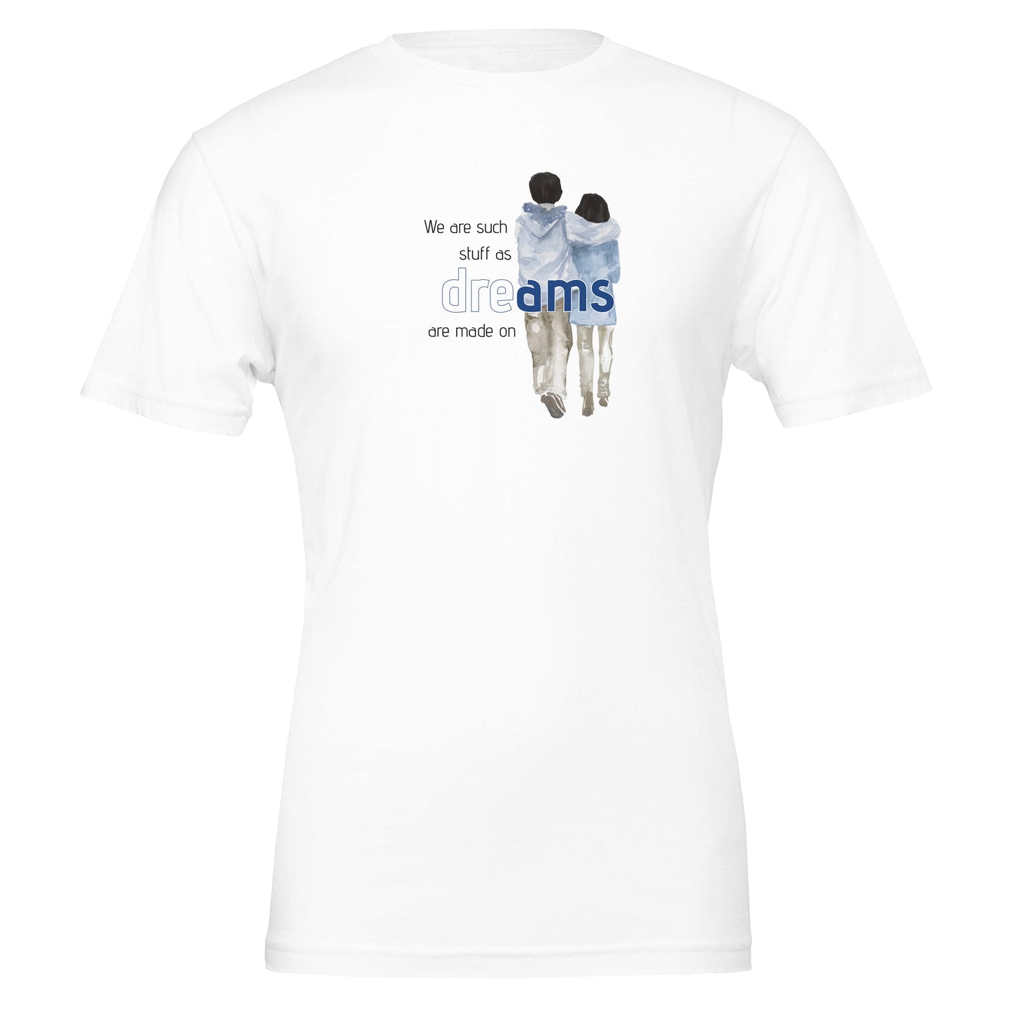 La stessa materia di cui sono fatti i sogni – T-shirt letteraria – Maglietta Onirica