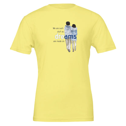 La stessa materia di cui sono fatti i sogni – T-shirt letteraria – Maglietta Onirica