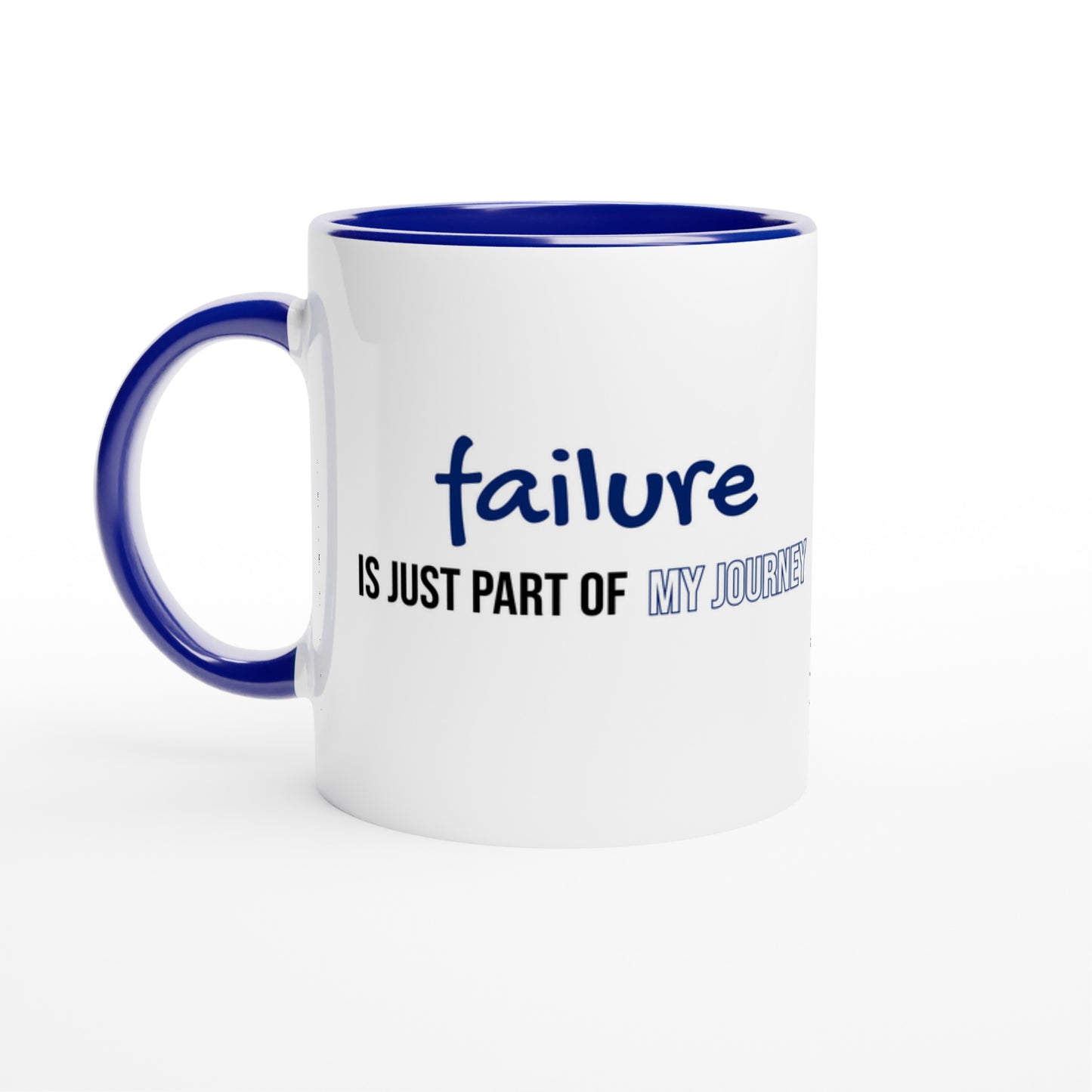 Tazza in Ceramica Motivazionale – "Failure is just part of my journey"