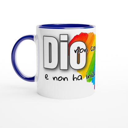 Dio non commette errori e non ha iniziato da me - Tazza in ceramica 11oz LGBTQIA+