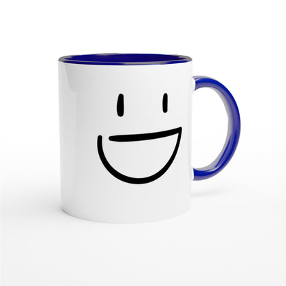Smile Is My Superpower – Mug Bicolore – Tazza in Ceramica Divertente e Motivazionale