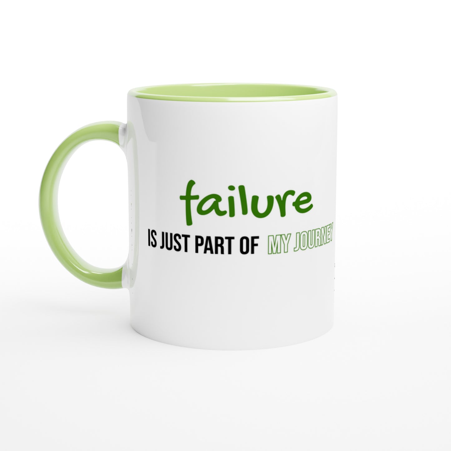 Tazza in Ceramica Motivazionale – "Failure is just part of my journey"