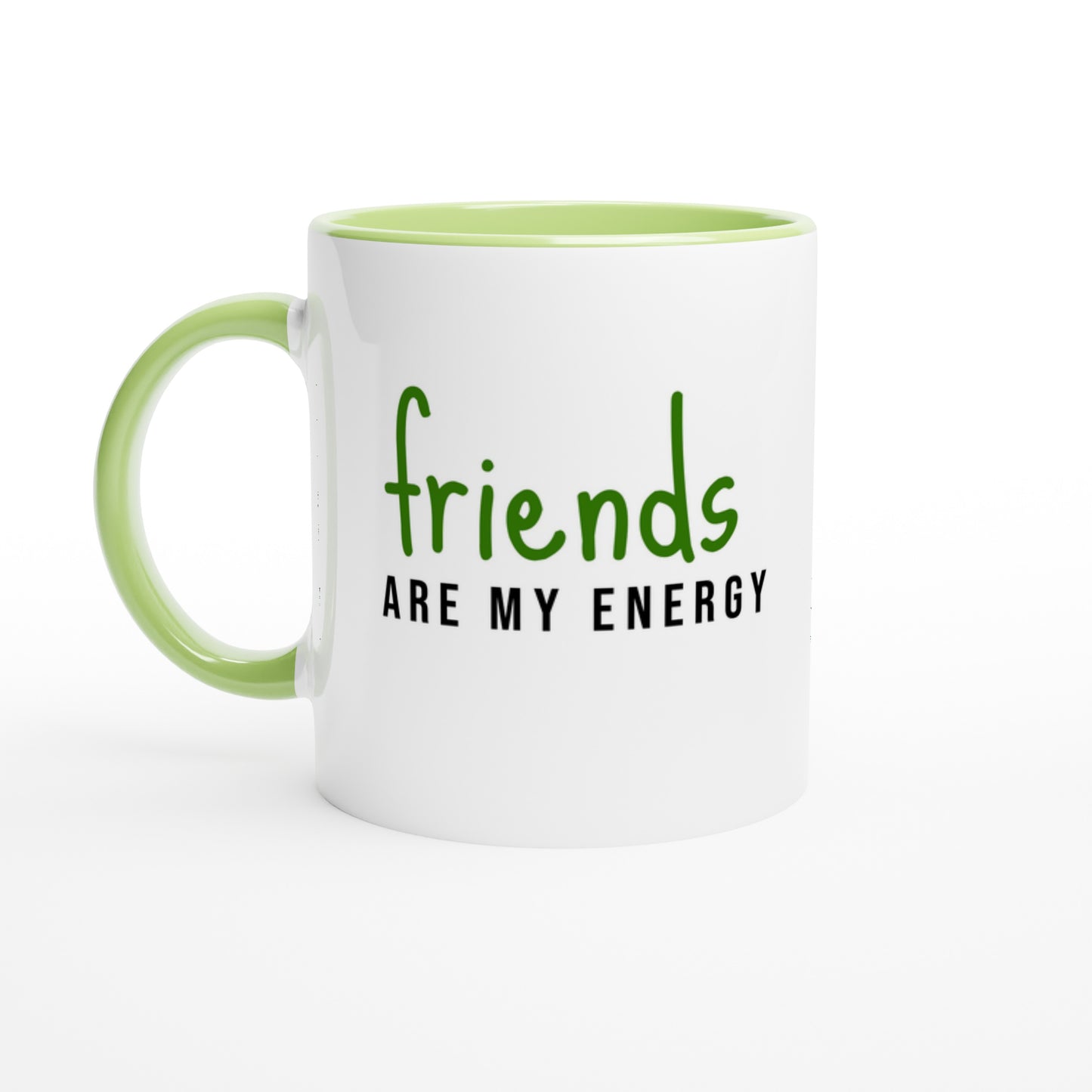 Friends Are My Energy – Tazza in Ceramica Dedicata all'Amicizia