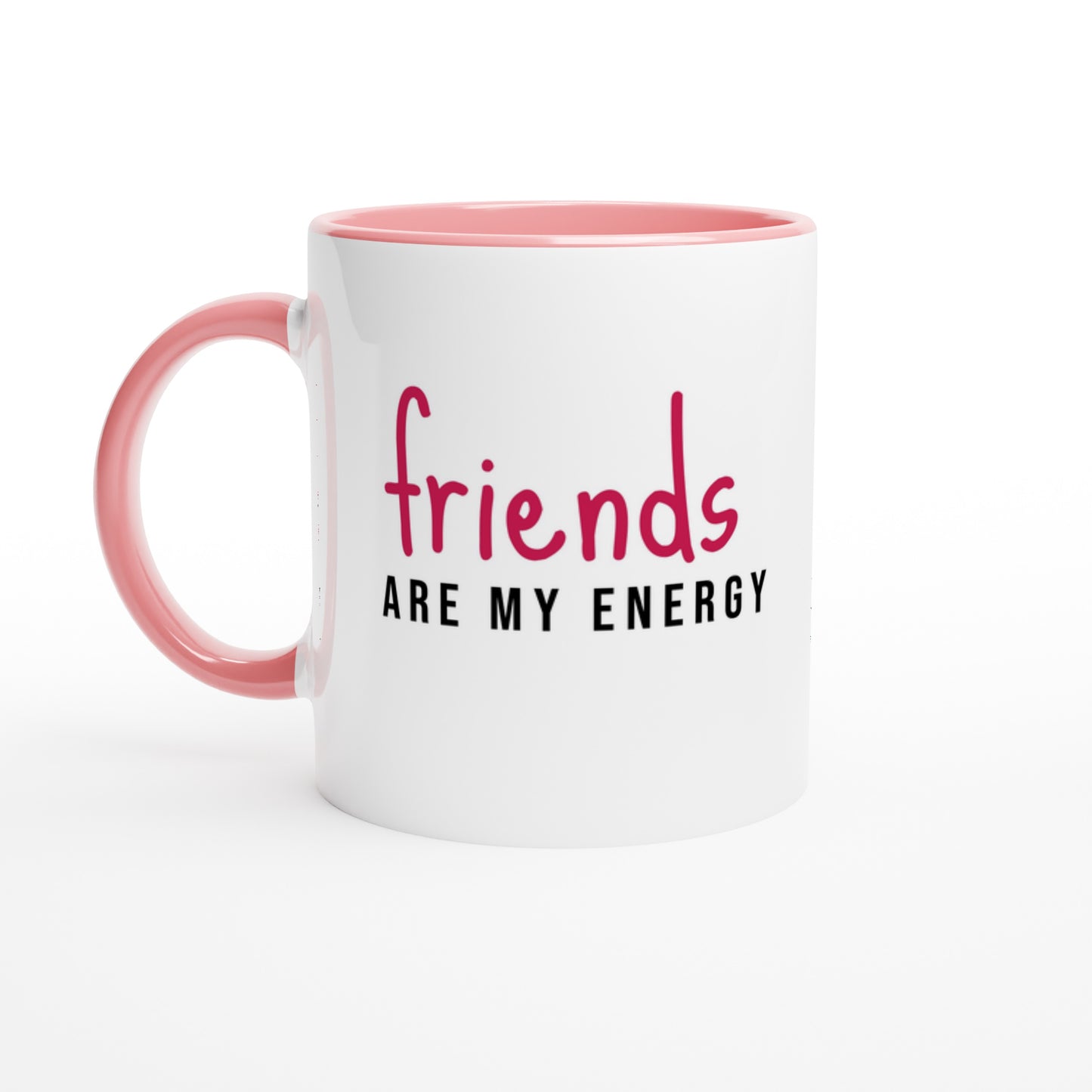 Friends Are My Energy – Tazza in Ceramica Dedicata all'Amicizia
