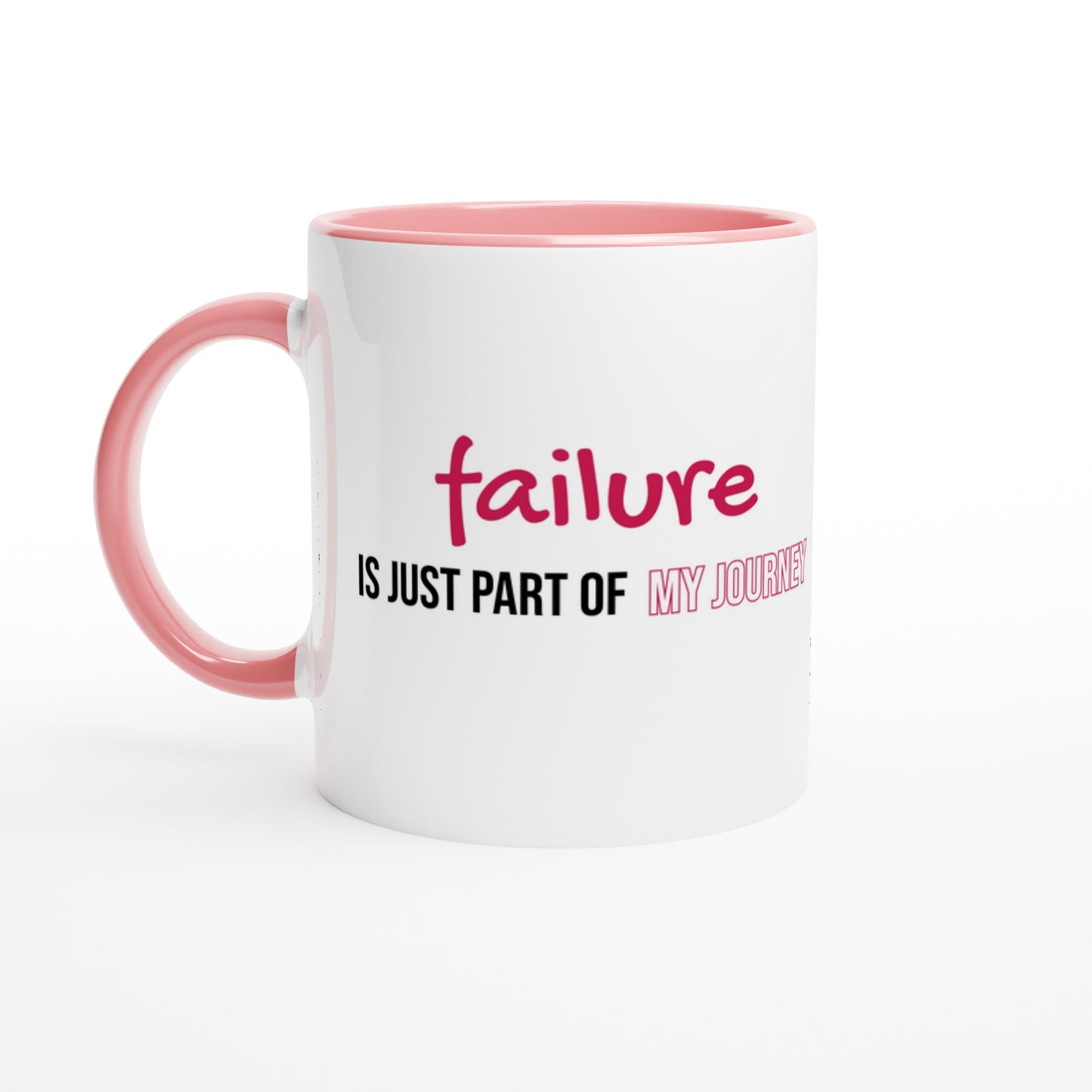 Tazza in Ceramica Motivazionale – "Failure is just part of my journey"