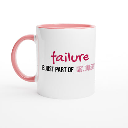 Tazza in Ceramica Motivazionale – "Failure is just part of my journey"