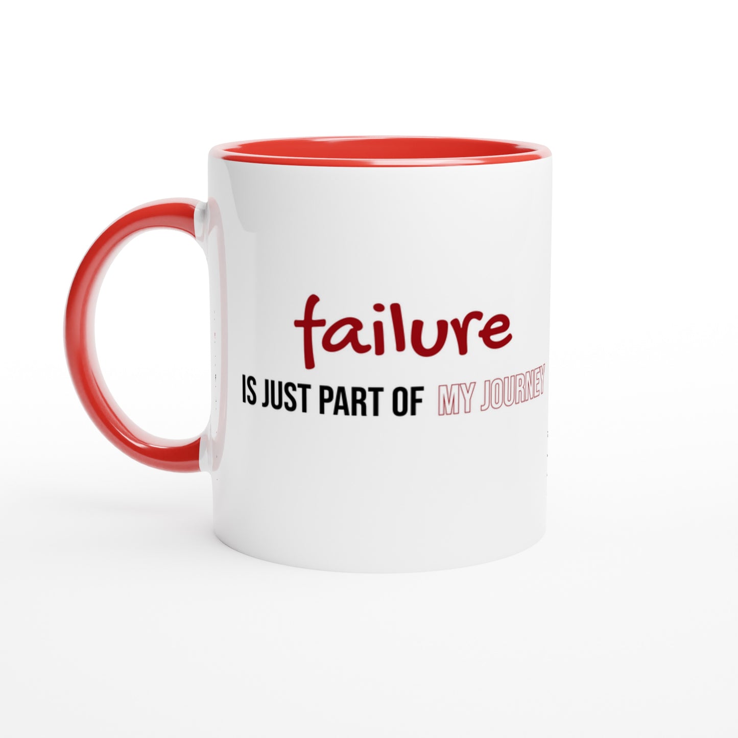 Tazza in Ceramica Motivazionale – "Failure is just part of my journey"