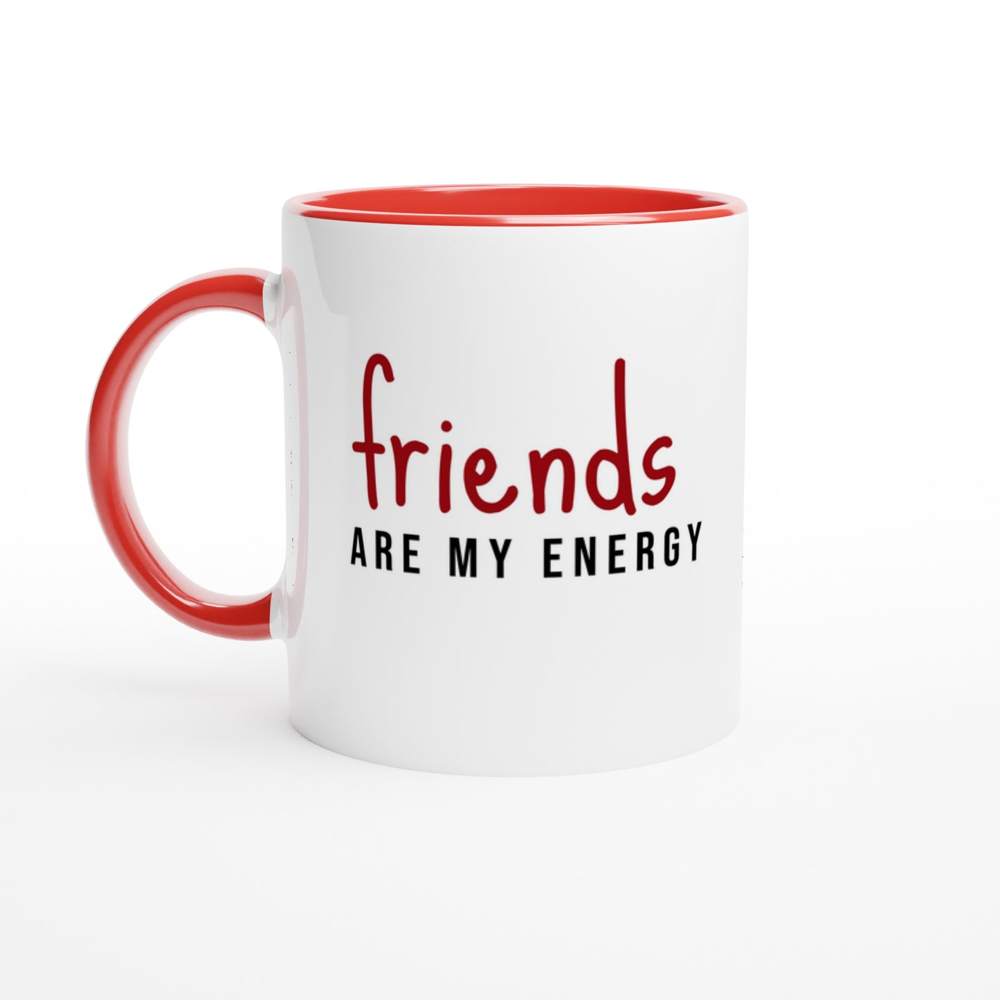Friends Are My Energy – Tazza in Ceramica Dedicata all'Amicizia