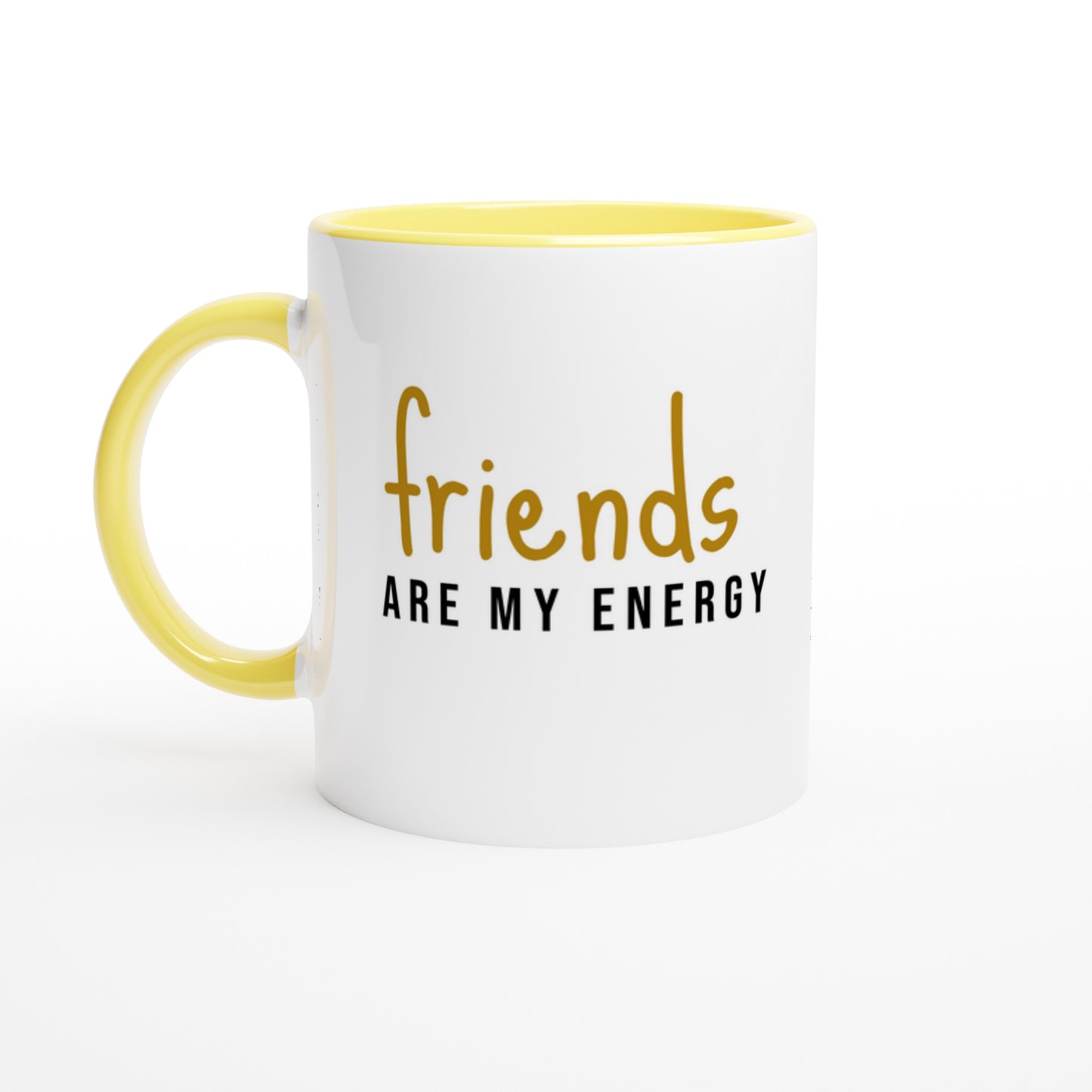 Friends Are My Energy – Tazza in Ceramica Dedicata all'Amicizia