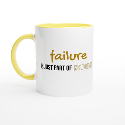 Tazza in Ceramica Motivazionale – "Failure is just part of my journey"