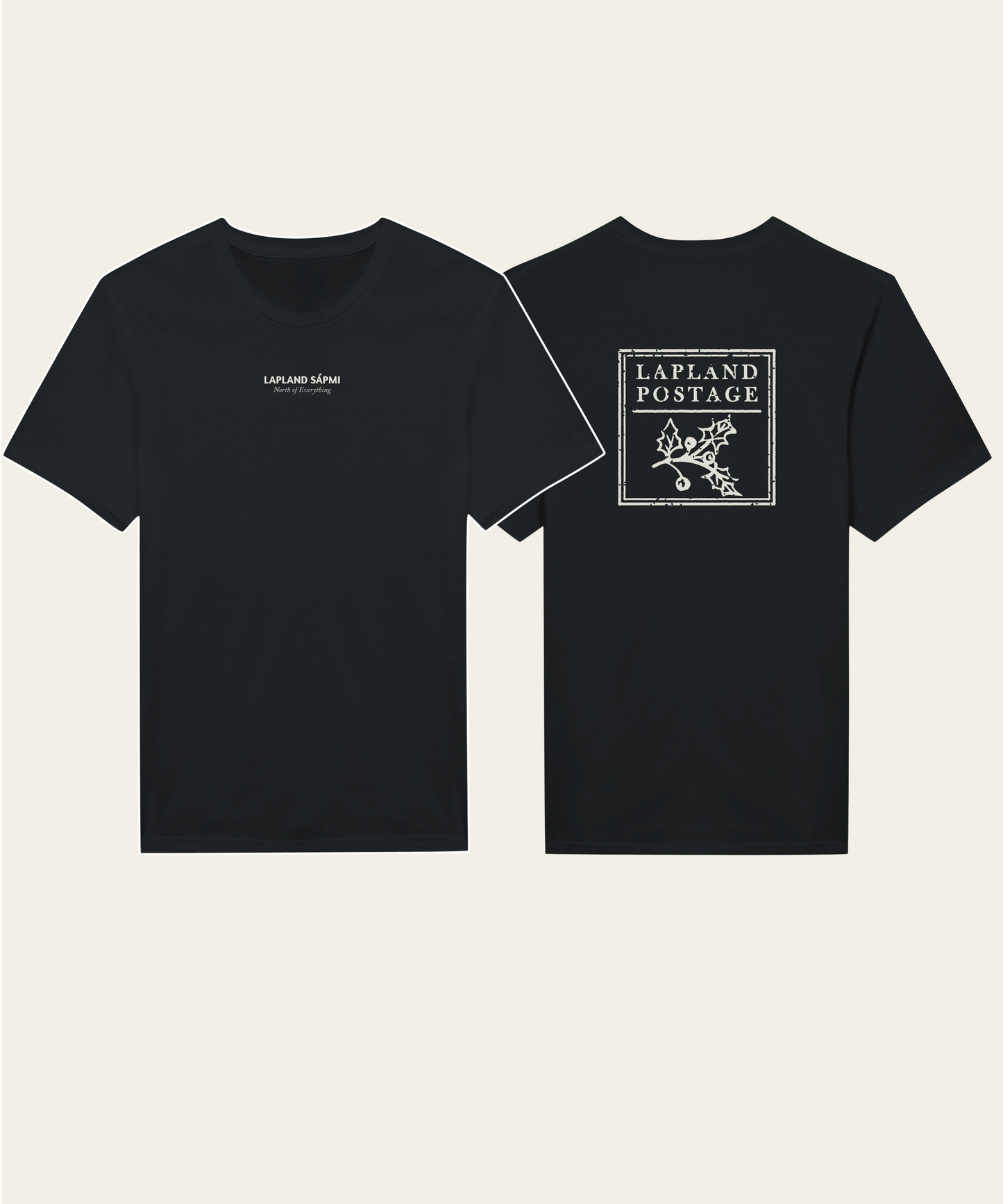 T-shirt Lapland Sápmi "North of Everything" – Maglietta Minimalista Lapponia – Unisex