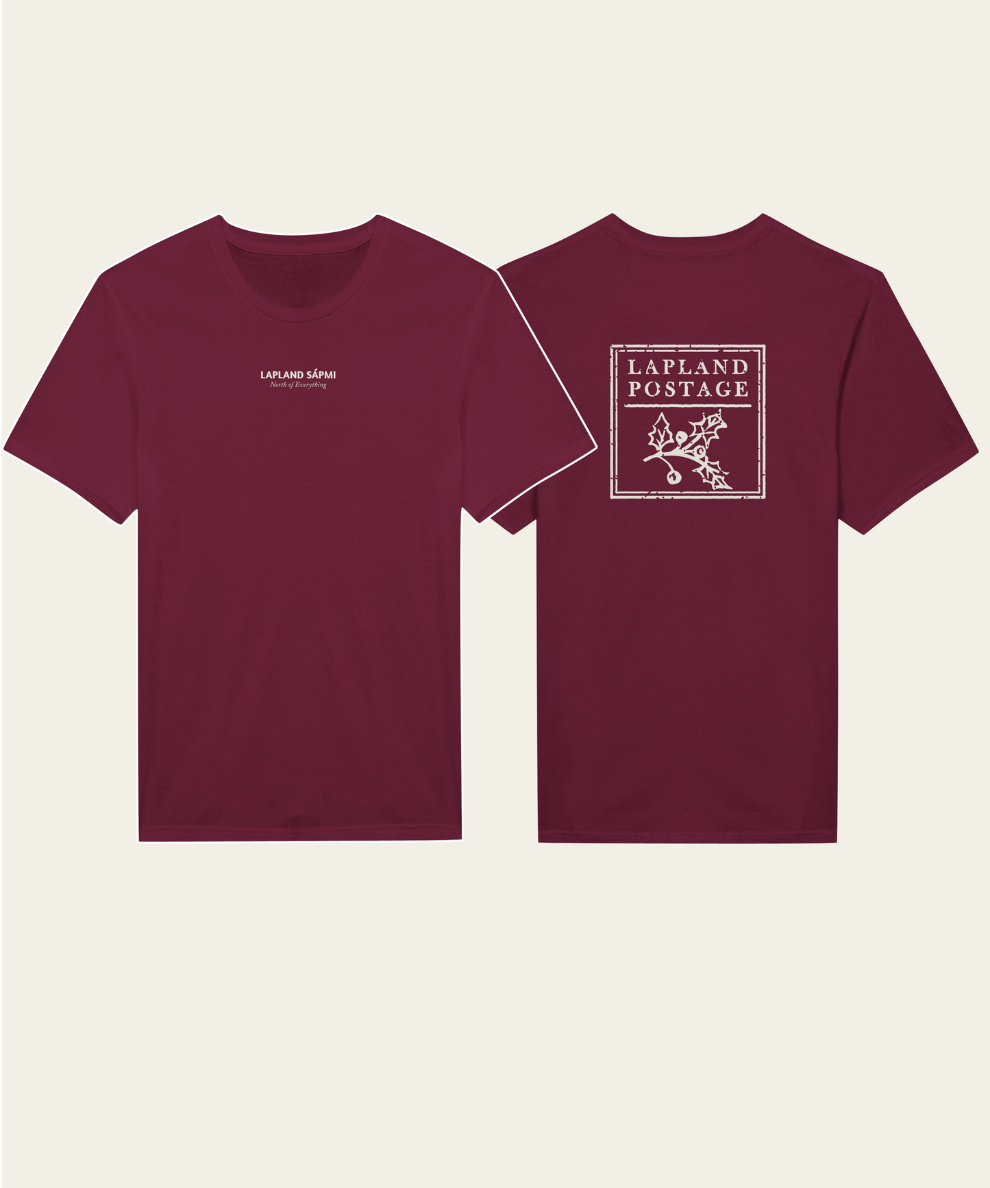T-shirt Lapland Sápmi "North of Everything" – Maglietta Minimalista Lapponia – Unisex