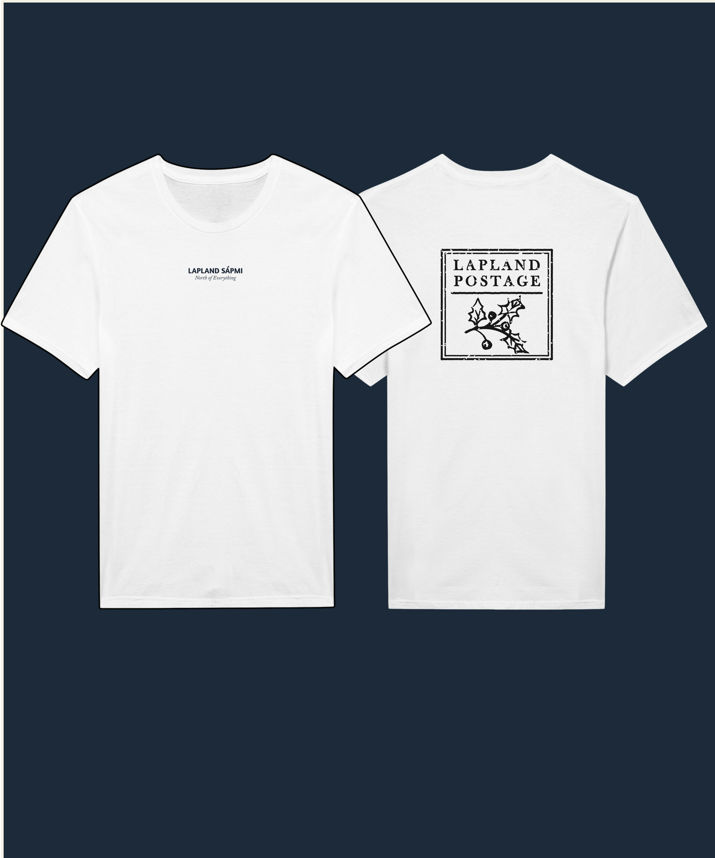 T-shirt Lapland Sápmi "North of Everything" – Maglietta Minimalista Lapponia – Unisex
