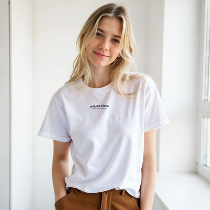 T-shirt Lapland Sápmi "North of Everything" – Maglietta Minimalista Lapponia – Unisex