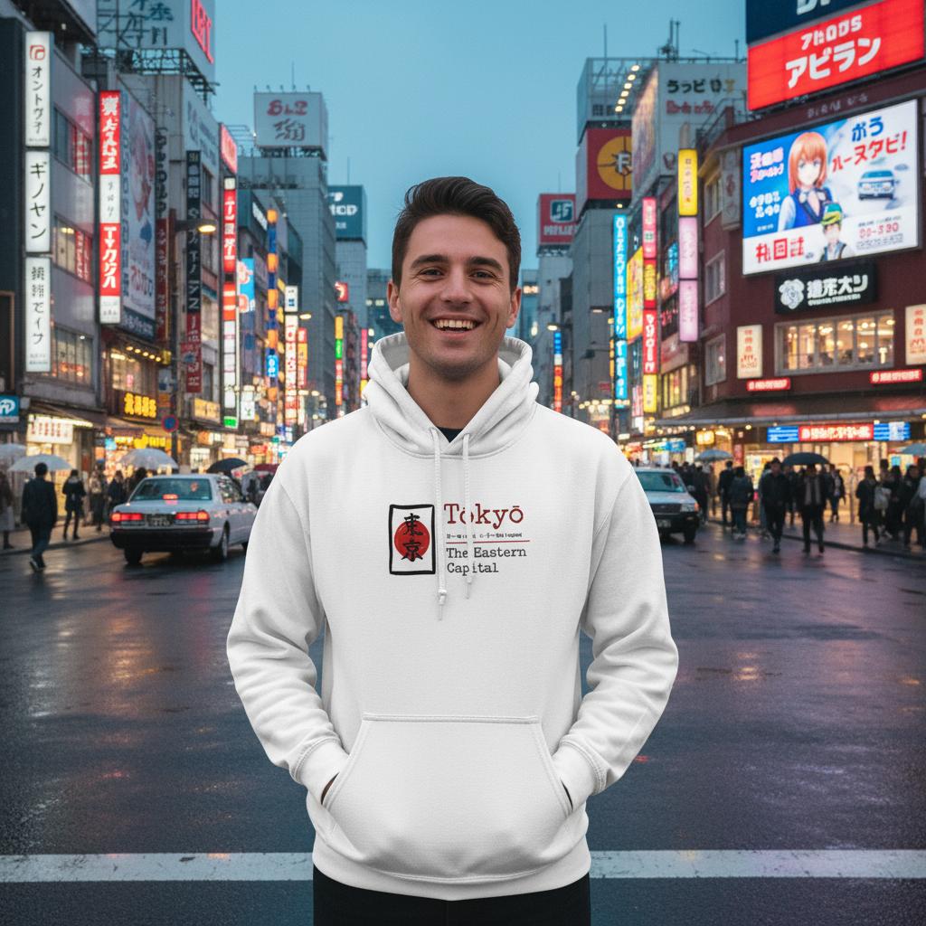 Tokyo Hoodie with Kanji  – The Eastern Capital