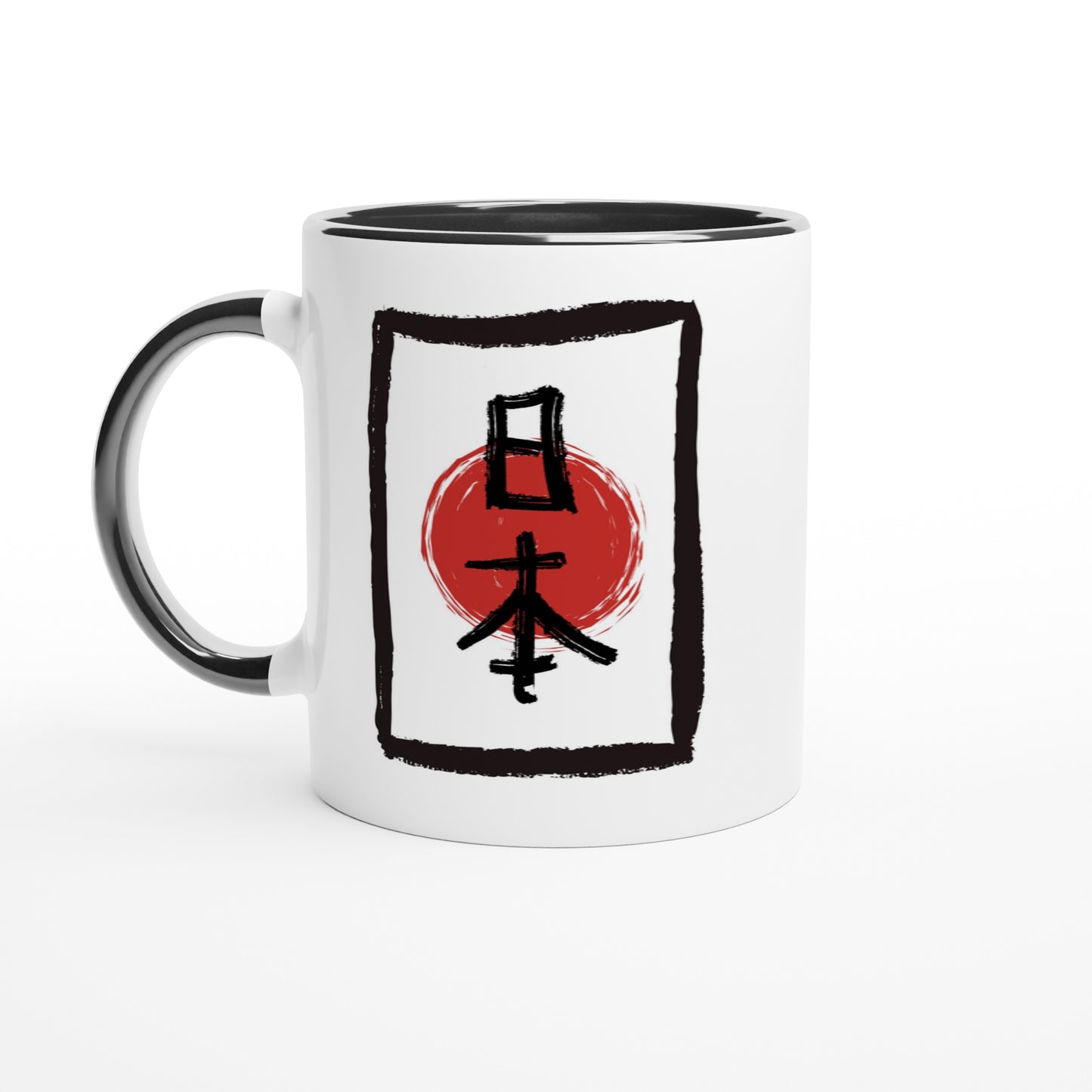 Nihon Kanji Mug – "Land of the Rising Sun” Japanese Ceramic Mug (11oz)