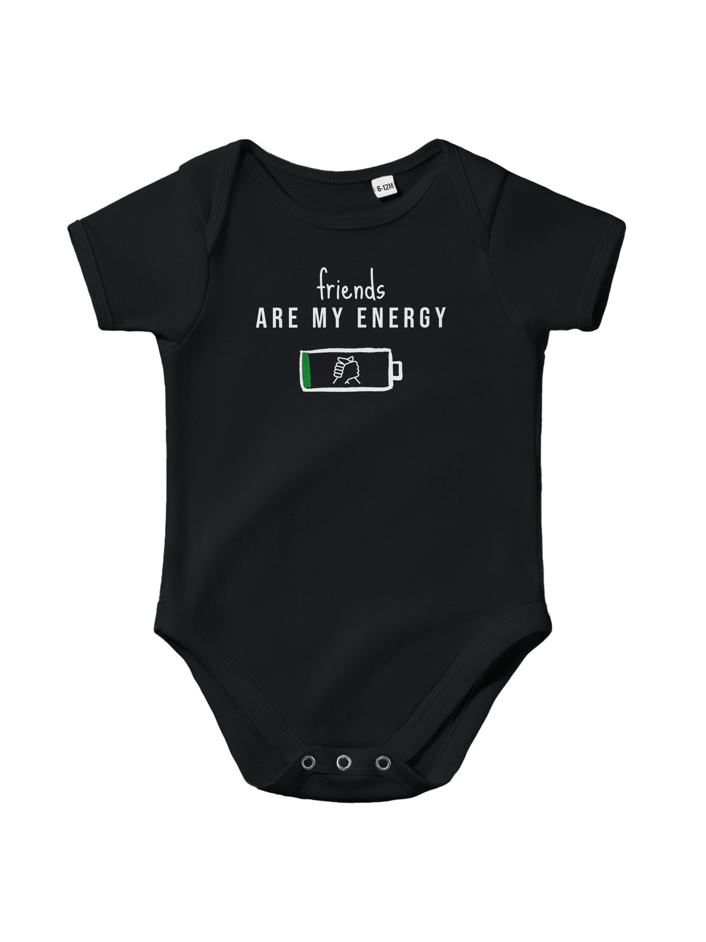 "Friends are my Energy” Baby Bodysuit – Cute Funny Infant Onesie