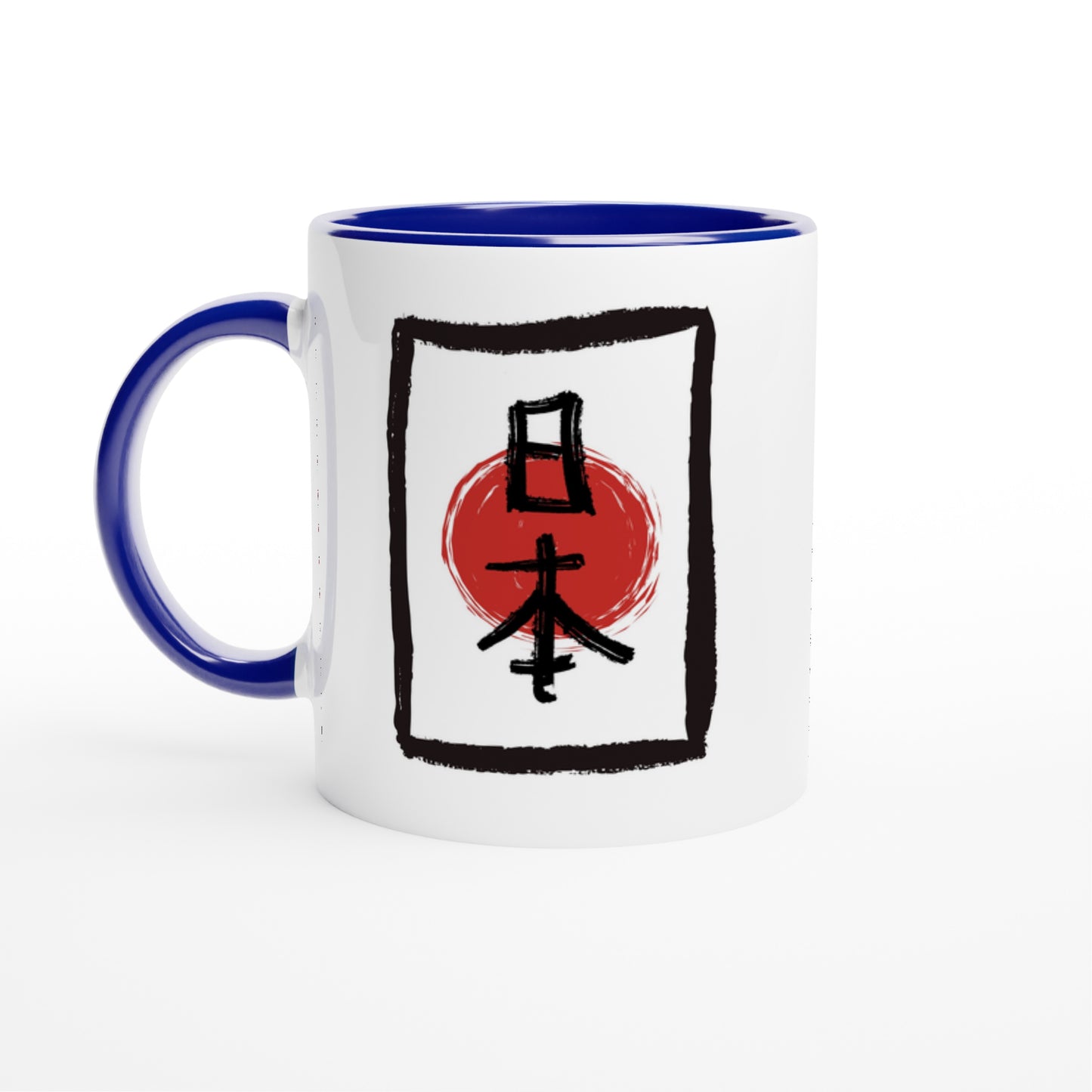 Nihon Kanji Mug – "Land of the Rising Sun” Japanese Ceramic Mug (11oz)
