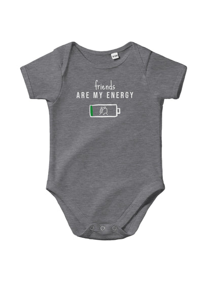 "Friends are my Energy” Baby Bodysuit – Cute Funny Infant Onesie