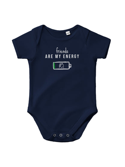 "Friends are my Energy” Baby Bodysuit – Cute Funny Infant Onesie