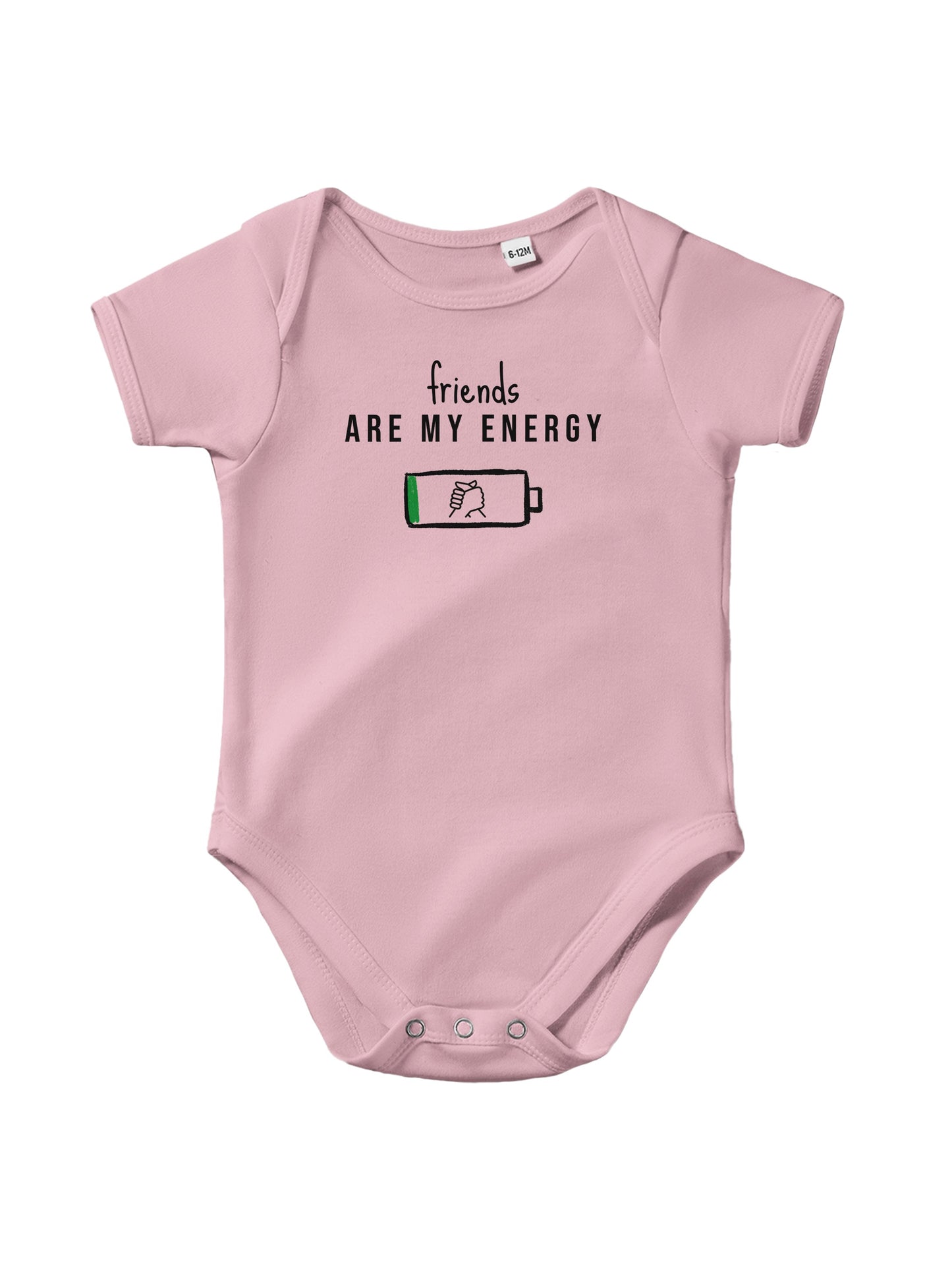 "Friends are my Energy” Baby Bodysuit – Cute Funny Infant Onesie