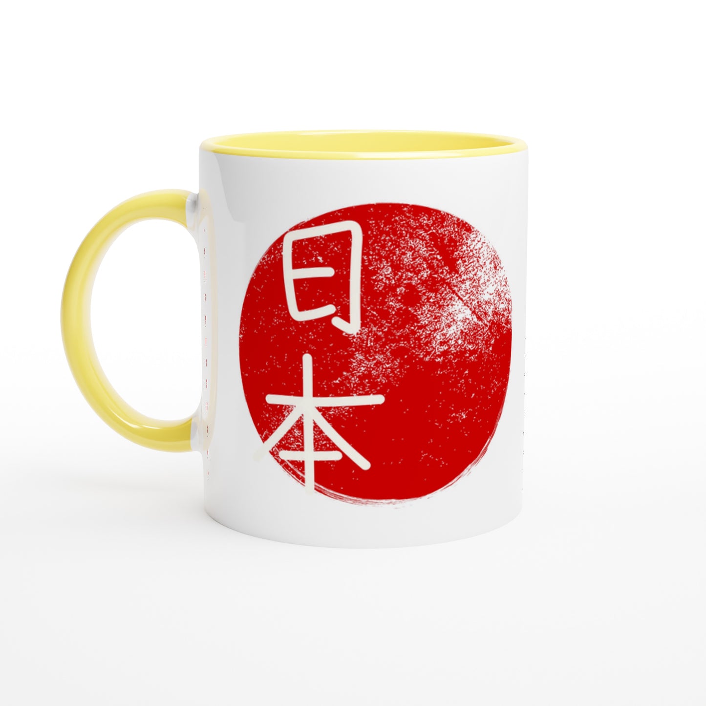 Nihon / Land of the Rising Sun - Tazza Giappone in Ceramica con Kanji e Significato