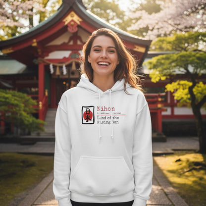 Nihon Kanji Hoodie – Land of the Rising Sun