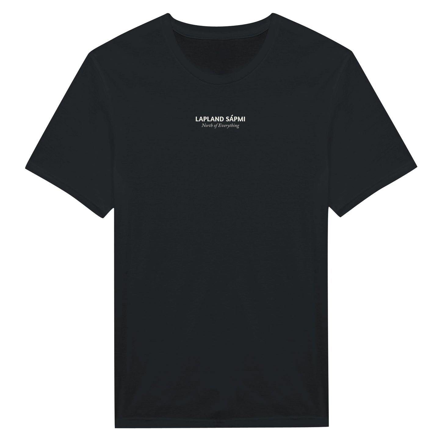 T-shirt Lapland Sápmi "North of Everything" – Maglietta Minimalista Lapponia – Unisex