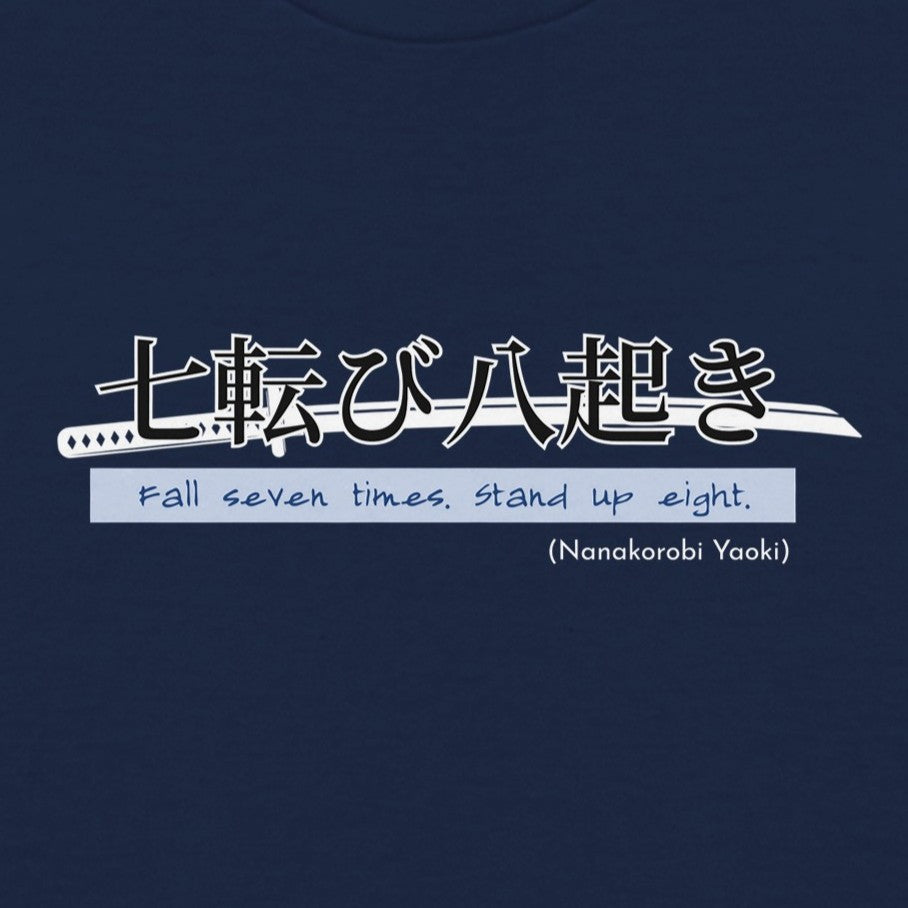 Maglietta Proverbio Giapponese – Nanakorobi Yaoki & Katana