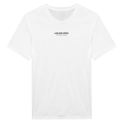 T-shirt Lapland Sápmi "North of Everything" – Maglietta Minimalista Lapponia – Unisex