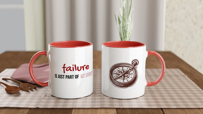 Tazza in Ceramica Motivazionale – "Failure is just part of my journey"